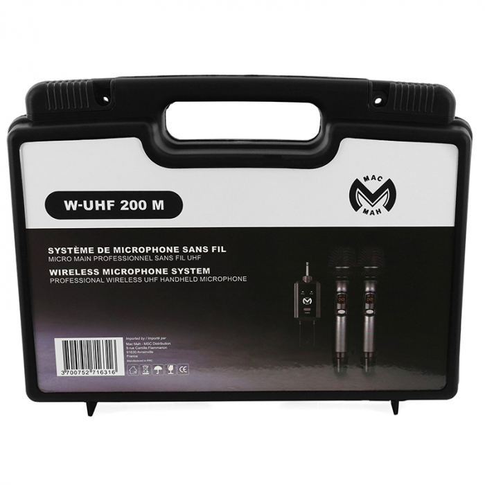 SET 2 MICROFOANE UHF WIRELESS [5]