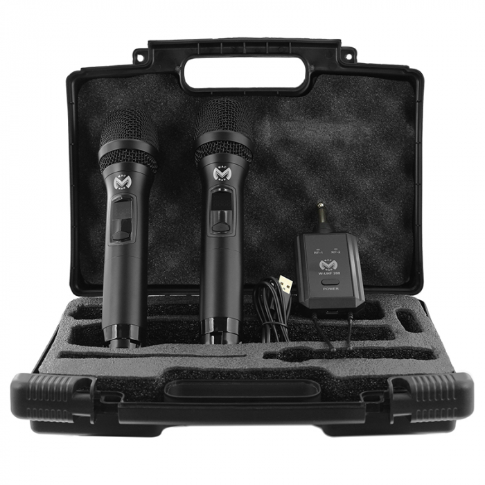 SET 2 MICROFOANE UHF WIRELESS [6]