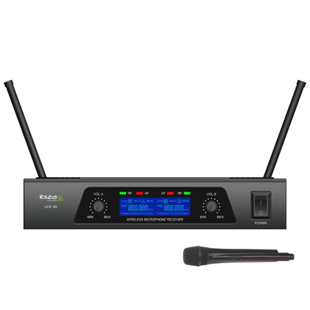 SET 2 MICROFOANE WIRELESS 863.9 & 864.90MHZ IBIZA [1]