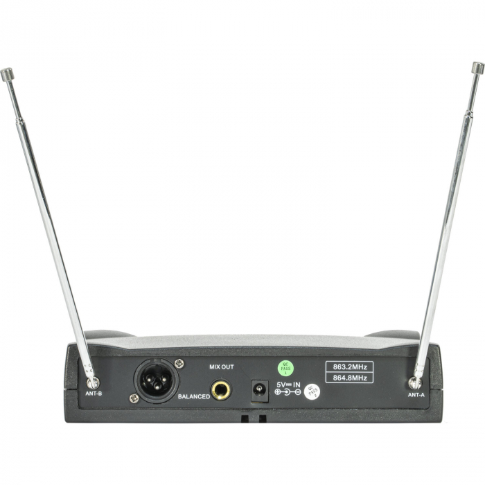 SET 2 MICROFOANE WIRELESS UHF 863.2 & 864.2 MHZ [2]