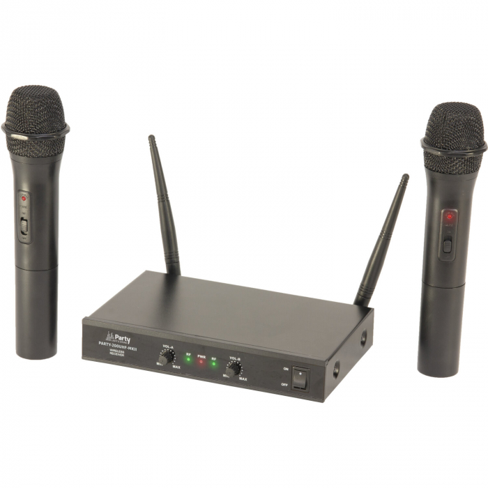 SET 2 MICROFOANE WIRELESS UHF 863.2 & 864.2 MHZ [3]