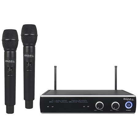 SET 2 MICROFOANE WIRELESS UHF 863.9 / 864.9MHZ [1]