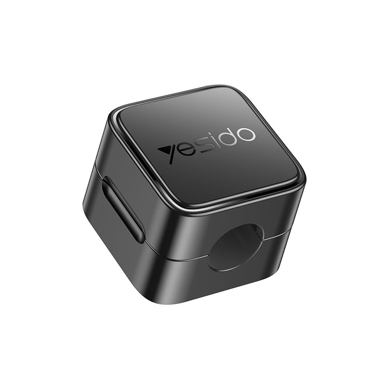 SET 4 BUC ORGANIZATOR CABLU - NEGRU [3]