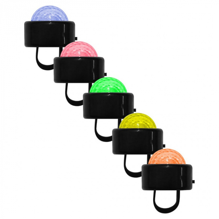 Set 4 inele iluminate led 3x0.2w rgb [2]