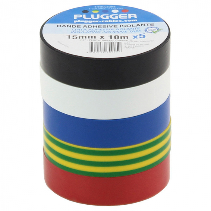SET 5BUC BANDA IZOLATOARE MULTICOLORA 10M X 15MM [3]