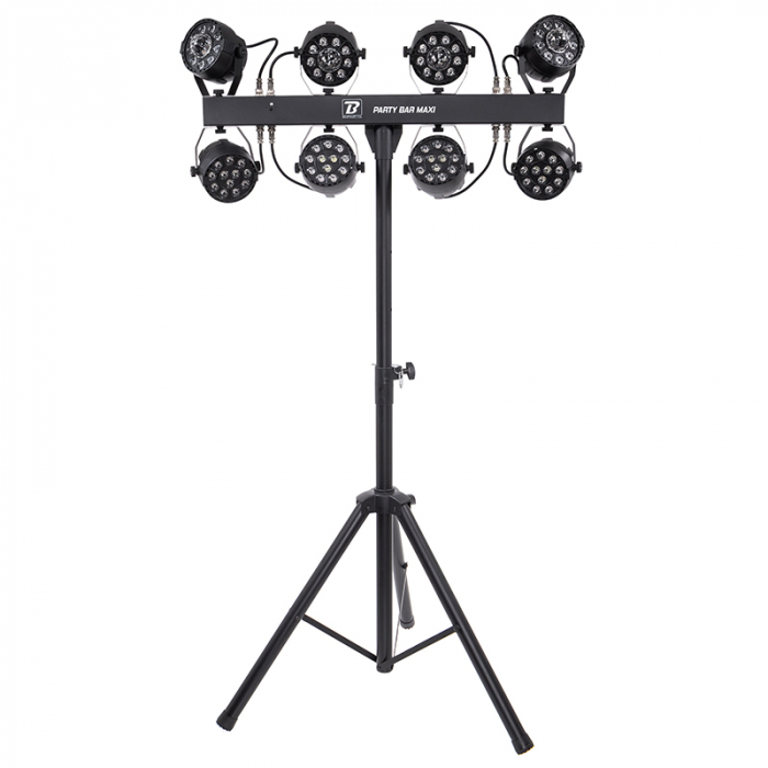 Set 8 Par-uri 12x1W RGBW cu trepied și huse de transport - iluminat profesional pentru evenimente [13]