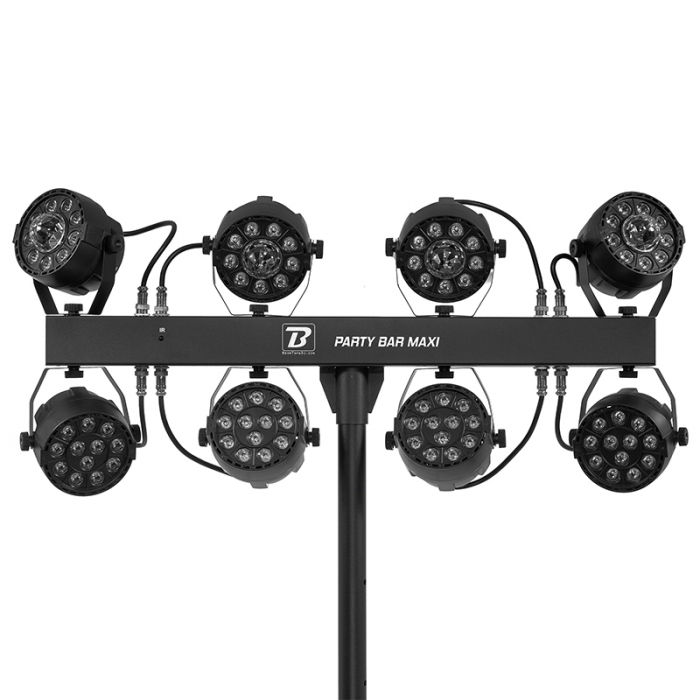 Set 8 Par-uri 12x1W RGBW cu trepied și huse de transport - iluminat profesional pentru evenimente [20]