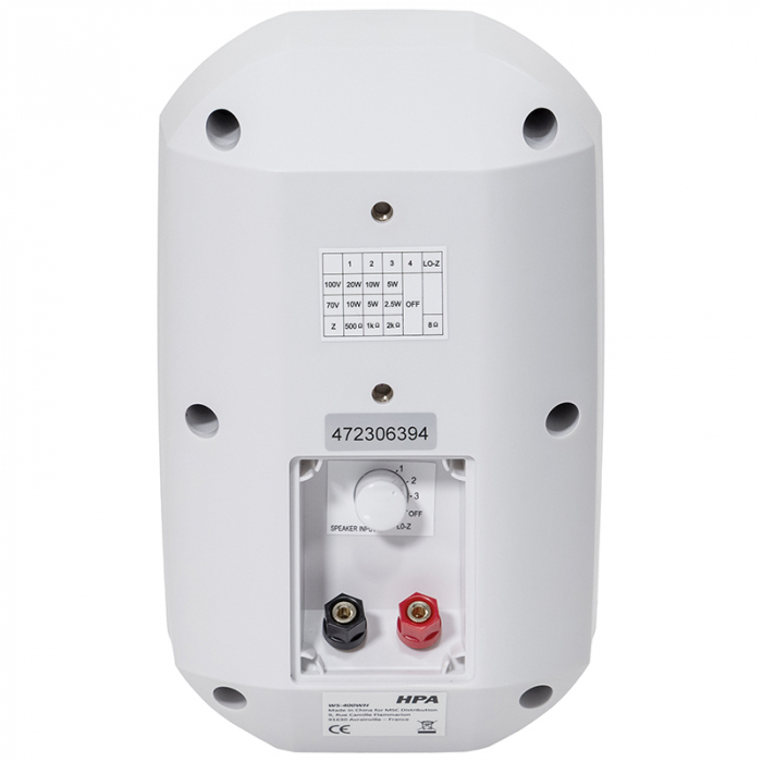 SET BOXE LINIE 100V 5/10/20/30W 8OHMI IP66 - ALB [4]