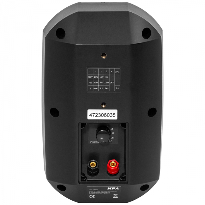 SET BOXE LINIE 100V 5/10/20/30W 8OHMI IP66 - NEGRU [4]