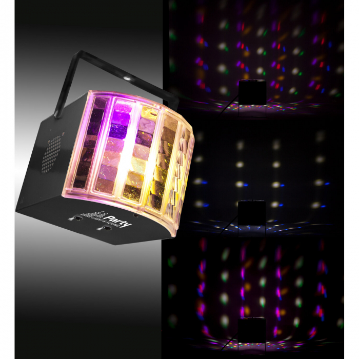 Set disco 1 stroboscop + 1 derby light + 1 astro light [8]