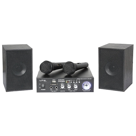 SET KARAOKE AMPLIFICATOR USB 2MIC+2 BOXE MODEL NOU [1]