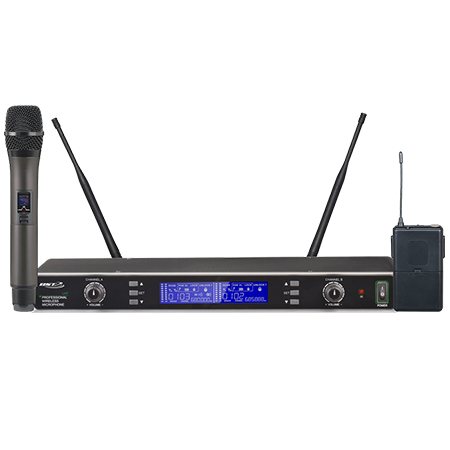 SET MICROFOANE UHF 16 CANALE 1 DE MANA + 1 TIP CASCA BST [1]
