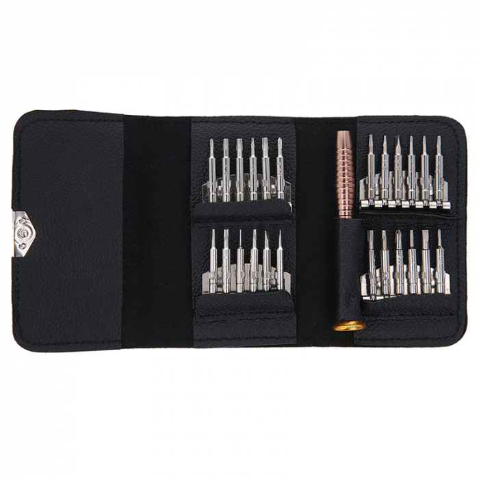SET SURUBELNITE DE PRECIZIE TORX 25IN1 CU HUSA PIELE [2]