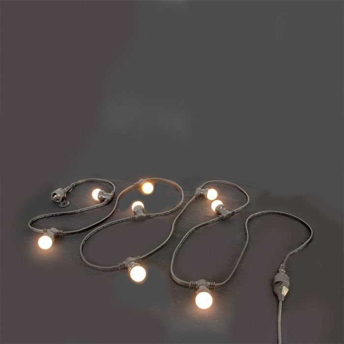 Ghirlanda luminoasa 20becuri x 0,5W , 3 metri, lumina alb cald, protectie IP65, V-TAC [4]