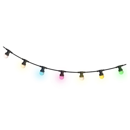 Ghirlanda luminoasa 20becuri x 0,5W, colorare RGB, 10 metri, protectie IP65, Ibiza Light [1]