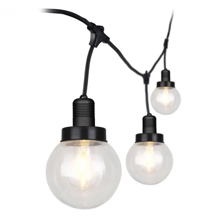 Ghirlanda luminoasa 6 becuri E27, 3metri, protectie IP65, V-TAC [2]