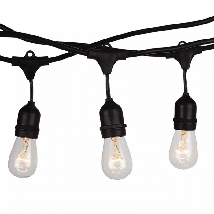 Ghirlanda luminoasa 10 socluri pentru becuri E27, 5 metri, protectie IP54, V-TAC [2]