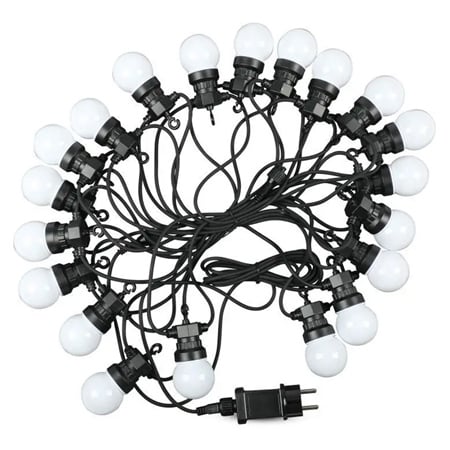 Ghirlanda luminoasa 20 becuri x 0.5W, 10 metri, lumina rece(6000 K), protectie IP44, V-TAC [1]