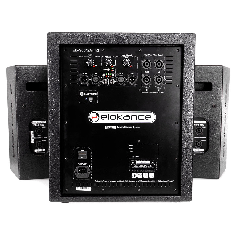 SISTEM 1 SUBWOOFER ACTIV 270W + 4 SATELITI 12"/30CM 80WX4 [4]