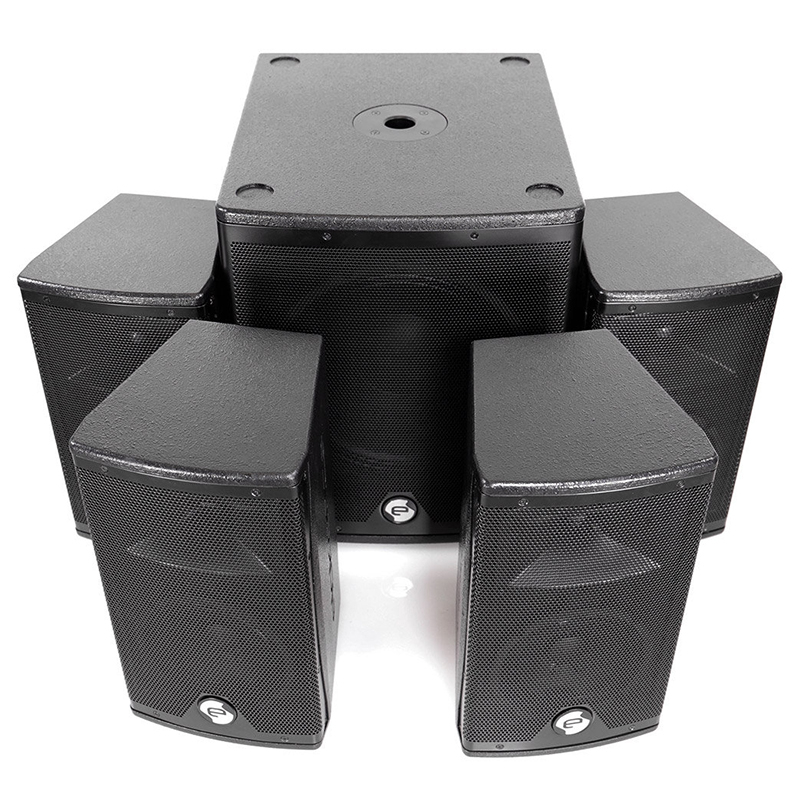 SISTEM 1 SUBWOOFER ACTIV 270W + 4 SATELITI 12"/30CM 80WX4 [3]