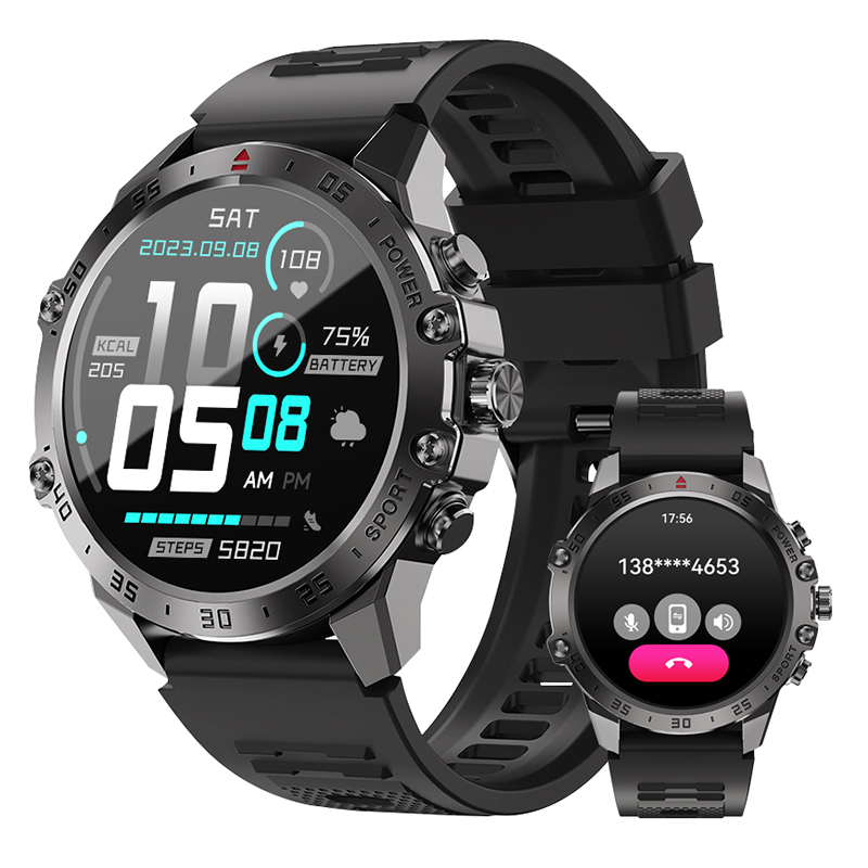 SMARTWATCH AMOLED 1.43'' - NEGRU [5]