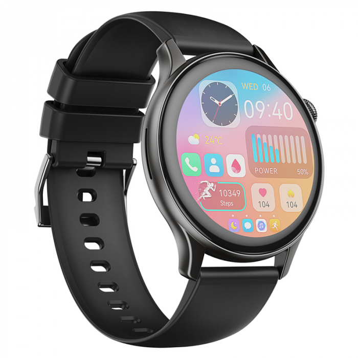 SMARTWATCH AMOLED J6 IP68 - NEGRU [2]