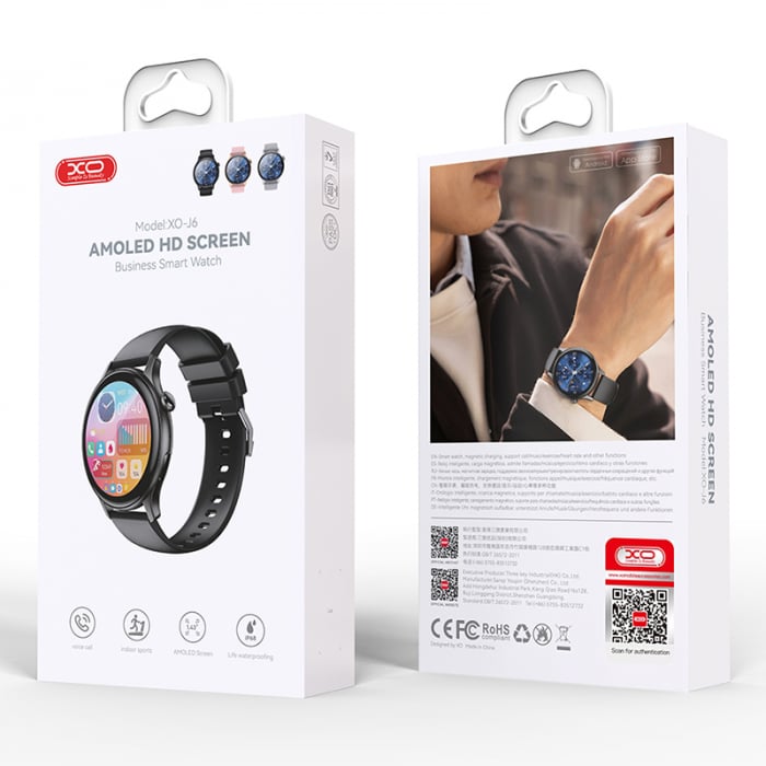 SMARTWATCH AMOLED J6 IP68- ROSE GOLD [4]