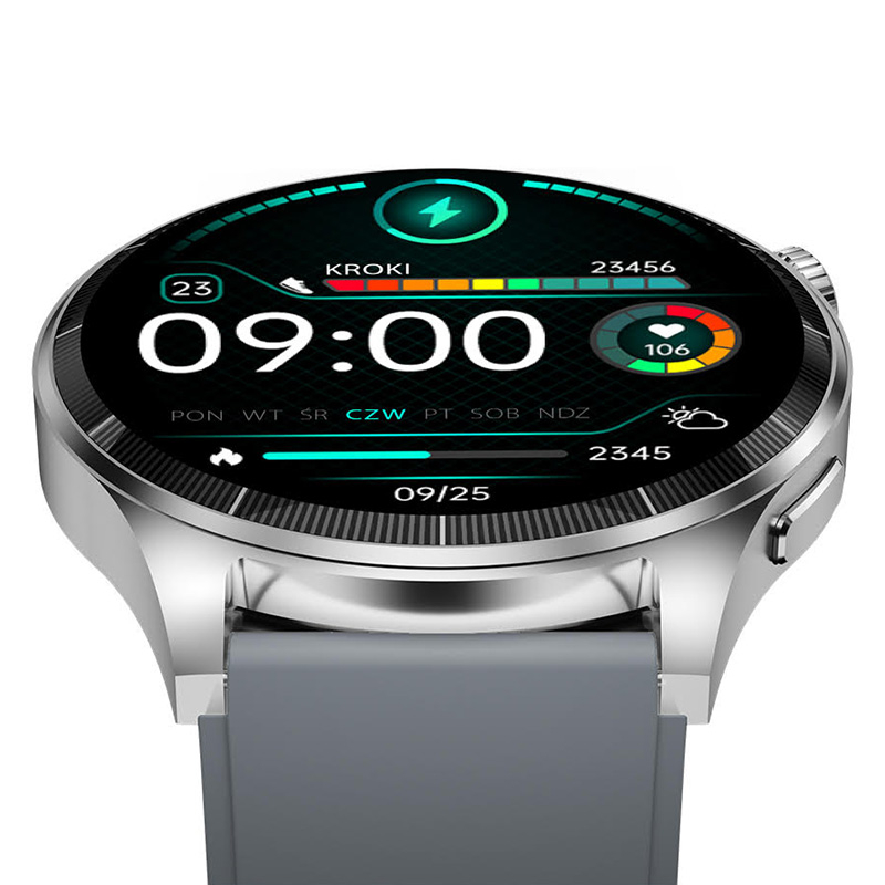 SMARTWATCH GRAND II 1.45'' - ARGINTIU [6]