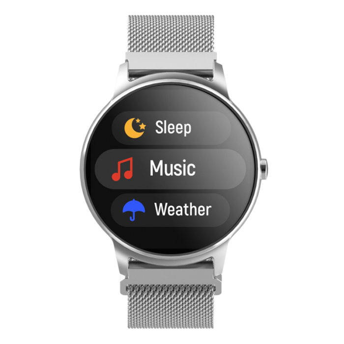 SMARTWATCH SB-330 - ARGINTIU [2]