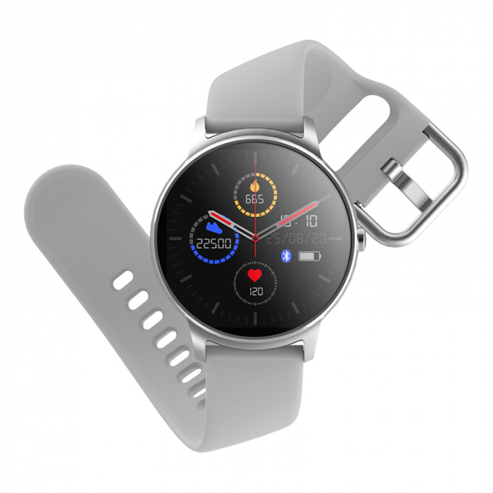 SMARTWATCH SB-330 - ARGINTIU [4]