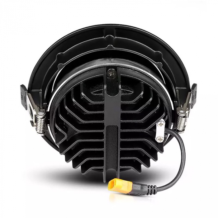 SPOT COB 10W 6400K ALB RECE - NEGRU [3]