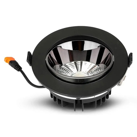 Spot LED 10W, 4000K, alb neutru, negru, V-TAC [1]