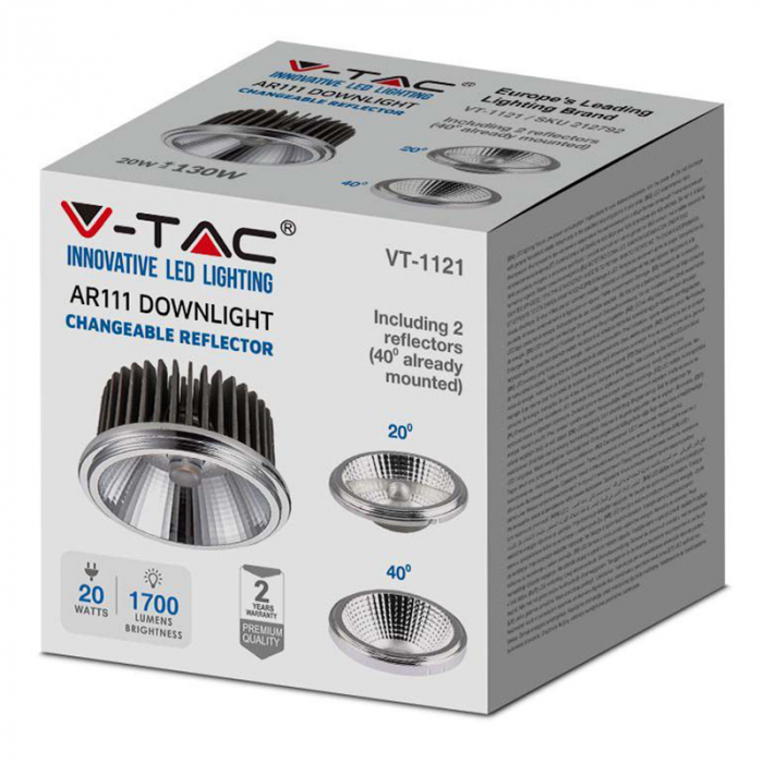 SPOT LED AR111 20W 4000K [7]