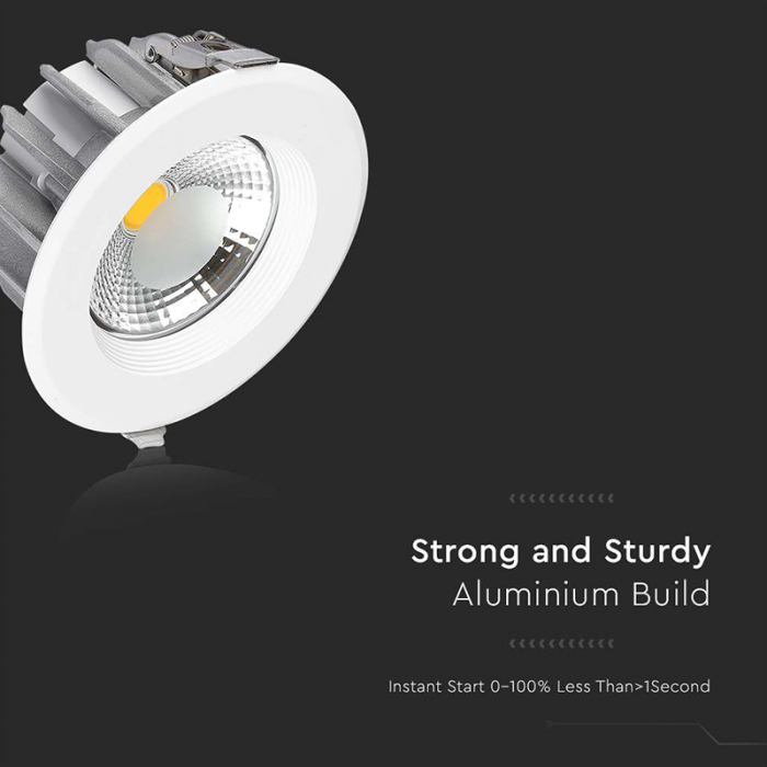 Spot LED COB, incorporabil, 30W, 4500K, alb neutru, V-TAC [3]