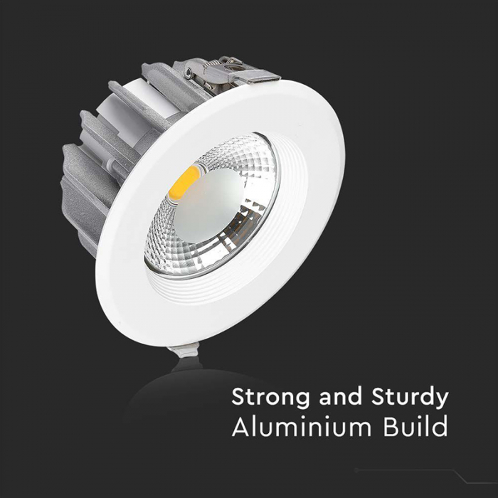 Spot LED COB, incorporabil, 40W, 4500K, alb neutru, V-TAC [3]