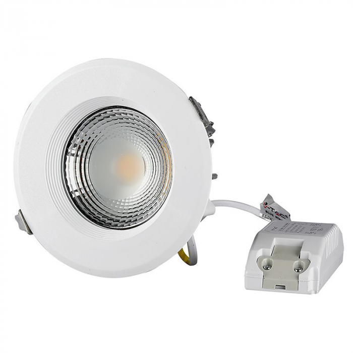 Spot LED COB, incorporabil, 40W, 4500K, alb neutru, V-TAC [12]