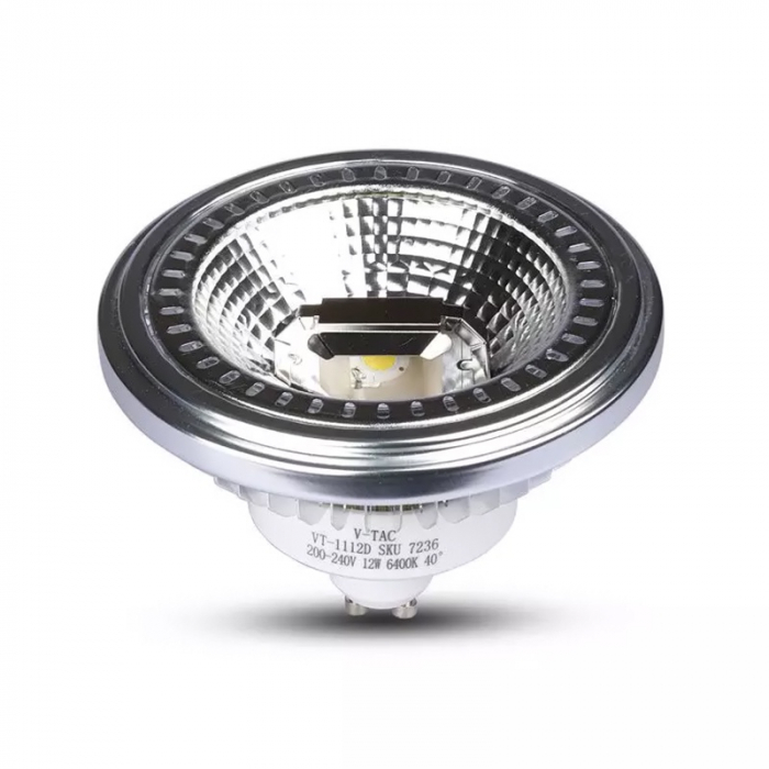 Spot LED GU10 AR111, 12W, 4500K, alb neutru, V-TAC 4223 [2]