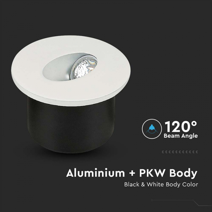 SPOT LED STEPLIGHT 3W 4000K ALB NEUTRU [6]