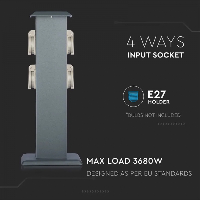 STALP EXTERIOR CU 4 PRIZE IP44 [12]