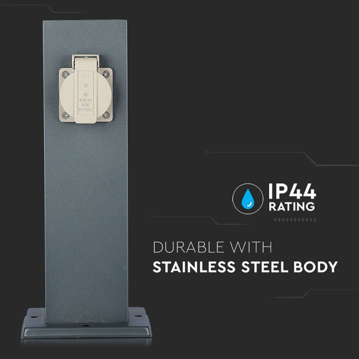 STALP EXTERIOR CU PRIZA 2 CAI IP44 [3]