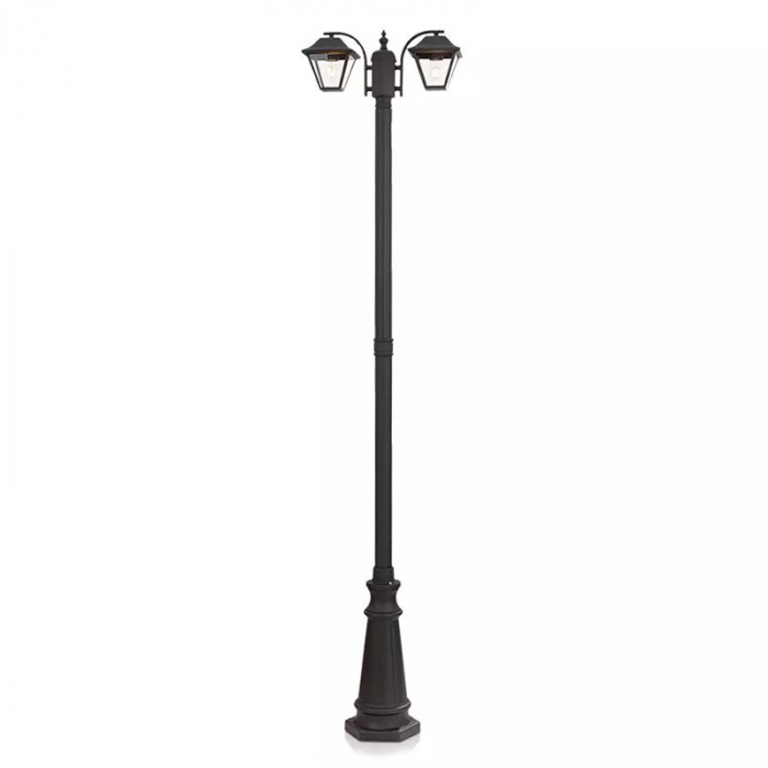 STALP ILUMINAT SOCLU 2XE27 228CM - NEGRU [2]