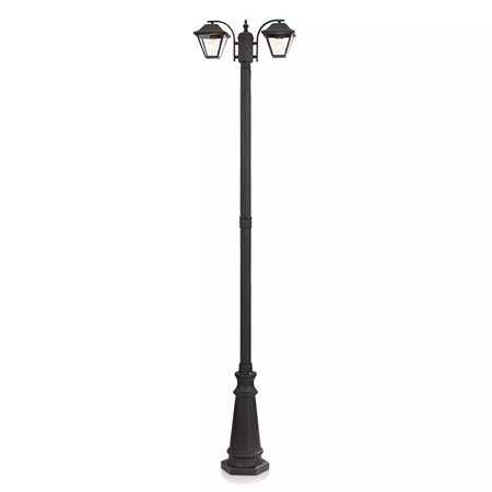 STALP ILUMINAT SOCLU 2XE27 228CM - NEGRU [1]