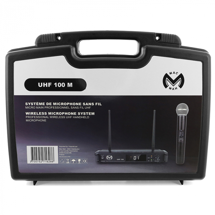 STATIE 1 MICROFON UHF DE MANA WIRELESS 660.69MHZ [6]