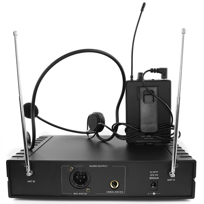 STATIE 1 MICROFON WIRELESS TIP CASCA UHF 536,5 MHZ [11]