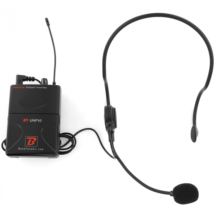 STATIE 1 MICROFON WIRELESS TIP CASCA UHF 536,5 MHZ [4]
