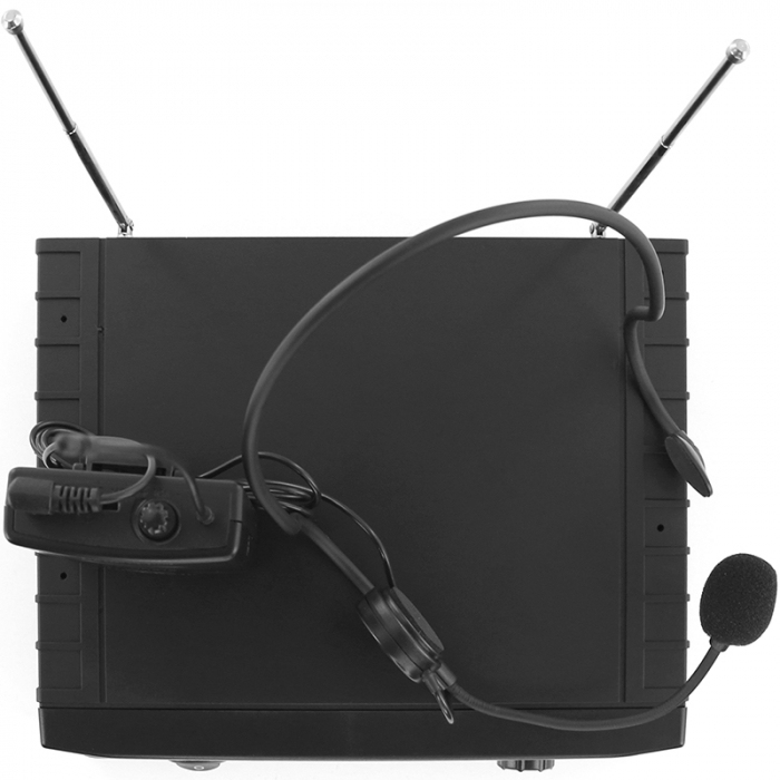 STATIE 1 MICROFON WIRELESS TIP CASCA UHF 536,5 MHZ [12]