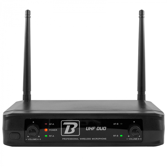 Stație Microfoane 2 UHF Wireless 663.5-682.2MHz | Sunet Clar și Puternic [3]