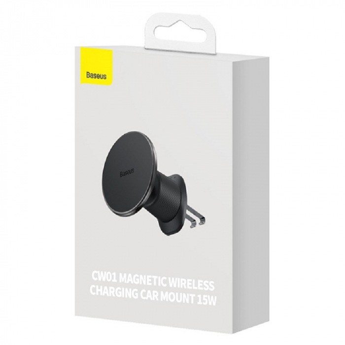 SUPORT MAGNETIC INCARCARE WIRELESS 15W CU PRINDERE VENTILATIE [5]