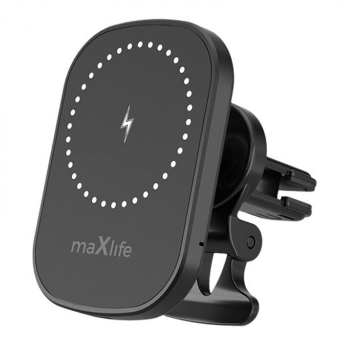 SUPORT TELEFON MAGNETIC CU INCARCARE WIRELESS 15W PRINDERE VENTILATIE [2]