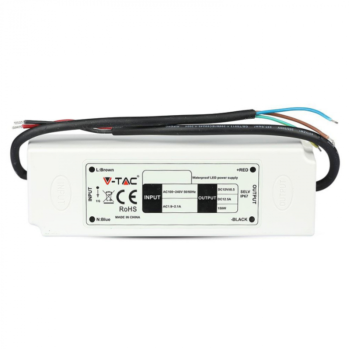 Sursa alimentare banda LED 12V 5A 60W, IP67 V-Tac [4]